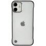 Zaštitna mat prozirna maska za iPhone 12 mini - srebrni