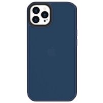 Zaštitna mat maska za iPhone 13 Pro Max - plavi