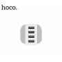 HOCO punjač za utičnicu s četiri USB ulaza za iPhone / iPod - bijela
