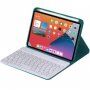 Futrola s tipkovnicom, okruglim tipkama i prostorom za Apple Pencil za iPad mini 6 / mini 7 - petrolej