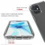 Prozirna dvobojna prozirna futrola za iPhone 12 / 12 Pro - crno