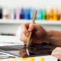 Komplet silikonskih omota za Apple Pencil 2. generacije / Pro - 2 kom - narančasto crna
