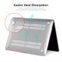 ENKAY mat maska za MacBook Pro 13" (A2251 / A2289 / A2338) - plavo-zlatni mramor