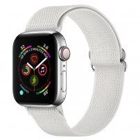Najlonski remen sa pomičnom kopčom za Apple Watch 42mm / 41mm / 40mm / 38mm - bijeli