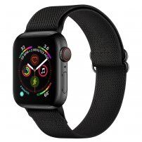 Najlonski remen sa pomičnom kopčom za Apple Watch 42mm / 41mm / 40mm / 38mm - crni