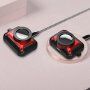 2u1 veoma otporan zaštitni omot za AirPods Pro / AirTag 1 / 2 - crveni