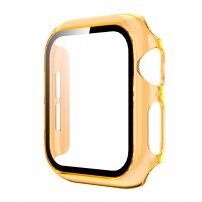 Prozirna futrola sa kaljenim staklom za Apple Watch 40mm - narančasto