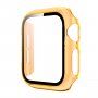 Prozirna futrola sa kaljenim staklom za Apple Watch 44mm - narančasto