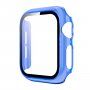 Prozirna futrola sa kaljenim staklom za Apple Watch 44mm - plavo