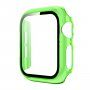 Prozirna futrola sa kaljenim staklom za Apple Watch 44mm - neonski zelene