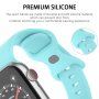 Silikonski remen sa leptir kopčom za Apple Watch Ultra 49mm / 46mm / 45mm / 44mm / 42mm - bijeli