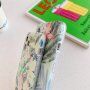 Zaštitna maskica od meke plastike za iPhone 11 Pro - ljubičasti cvjetovi