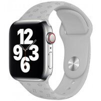 Silikonski remen sa uzorkom šapica za Apple Watch Ultra 49mm / 46mm / 45mm / 44mm / 42mm - sivi