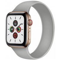 Silikonski remen za navući za Apple Watch 42mm / 41mm / 40mm / 38mm - S - sivi