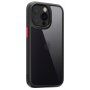 Kingsteel Wolf zaštitna maska sa staklenom poleđinom za iPhone 13 Pro - crni