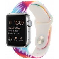 Silikonski remen sa batik uzorkom za Apple Watch Ultra 49mm / 46mm / 45mm / 44mm / 42mm - duga