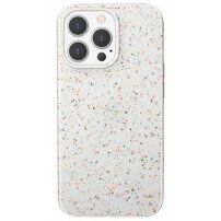 Mutural silikonska maska s točkicama u boji za iPhone 13 Pro Max - bijeli