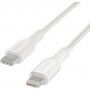 Belkin Playa otporni kabel MFi Lightning / USB-C za iPhone / iPad - 1m - bijeli