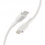 Belkin Playa otporni kabel MFi Lightning / USB-C za iPhone / iPad - 1m - bijeli
