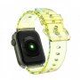 Prozirni promjenljivi remen za Apple Watch Ultra 49mm / 46mm / 45mm / 44mm / 42mm - žuti