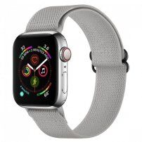Najlonski remen sa pomičnom kopčom za Apple Watch 42mm / 41mm / 40mm / 38mm - sivi