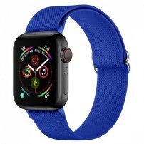 Najlonski remen sa pomičnom kopčom za Apple Watch Ultra 49mm / 46mm / 45mm / 44mm / 42mm - kraljevsko plav