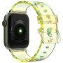 Prozirni promjenljivi remen za Apple Watch 42mm / 41mm / 40mm / 38mm - žuti