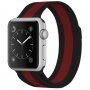 Metalni remen milanska cesta za Apple Watch Ultra 49mm / 46mm / 45mm / 44mm / 42mm - crno-crveni