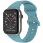 Silikonski remen sa leptir kopčom za Apple Watch Ultra 49mm / 46mm / 45mm / 44mm / 42mm - azurno plavi