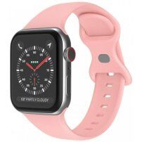 Silikonski remen sa leptir kopčom za Apple Watch 42mm / 41mm / 40mm / 38mm - ružičasti