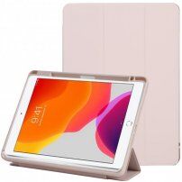 Torbica s uklonjivom prednjom stranom i prostorom za Apple Pencil za iPad 9,7" (2017/2018) / Air 1 / 2 / Pro 9,7" - ružičasto