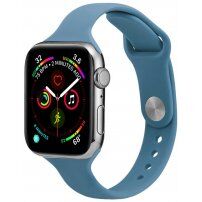 Tanak silikonski remen za Apple Watch 42mm / 41mm / 40mm / 38mm - plavi