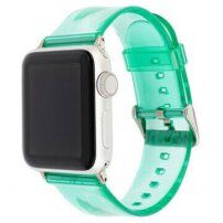 Prozirni silikonski remen za Apple Watch Ultra 49mm / 46mm / 45mm / 44mm / 42mm - tirkizni