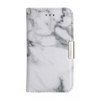 Flip futrola za iPhone 5 / 5S / SE (2016) - bijela mramor