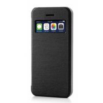 Flip futrola s otvorom za iPhone SE (2016) / 5 / 5S - crna