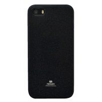 MERCURY GOOSPERY zaštitna blještava maskica za iPhone 5 / 5S / SE (2016) - crni