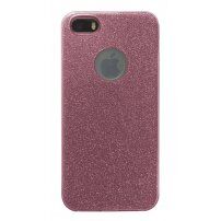 Šljokasta maskica za iPhone 5 / 5S / SE (2016) - ružičasti