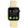 Silikonski remen sa uzorkom vodenih boja za Apple Watch Ultra 49mm / 46mm / 45mm / 44mm / 42mm - žuti