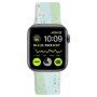 Silikonski remen sa uzorkom vodenih boja za Apple Watch Ultra 49mm / 46mm / 45mm / 44mm / 42mm - zeleni