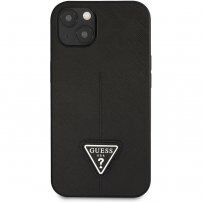 Guess Saffiano Triangle maska za iPhone 13 - crni