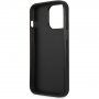 Guess Saffiano Triangle maska za iPhone 13 Pro - srebrni