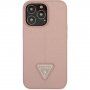 Guess Saffiano Triangle maska za iPhone 13 Pro Max - ružičasti