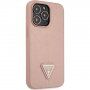 Guess Saffiano Triangle maska za iPhone 13 Pro Max - ružičasti