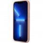 Guess Saffiano Triangle maska za iPhone 13 Pro Max - ružičasti