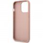 Guess Saffiano Triangle maska za iPhone 13 Pro Max - ružičasti