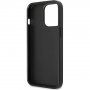 Guess 4G Saffiano Double Card maska sa džepom za kartice za iPhone 13 Pro Max - sivi