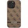 Guess 4G Stripe maskica za iPhone 13 Pro Max - smeđi