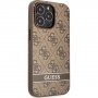 Guess 4G Stripe maskica za iPhone 13 Pro Max - smeđi