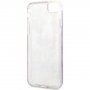 Guess Liquid Glitter Flower maska za iPhone 7 / 8 / SE (2020/2022) - ljubičasti