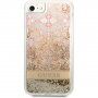 Guess Liquid Glitter Paisley maska za iPhone 7 / 8 / SE (2020/2022) - zlatni